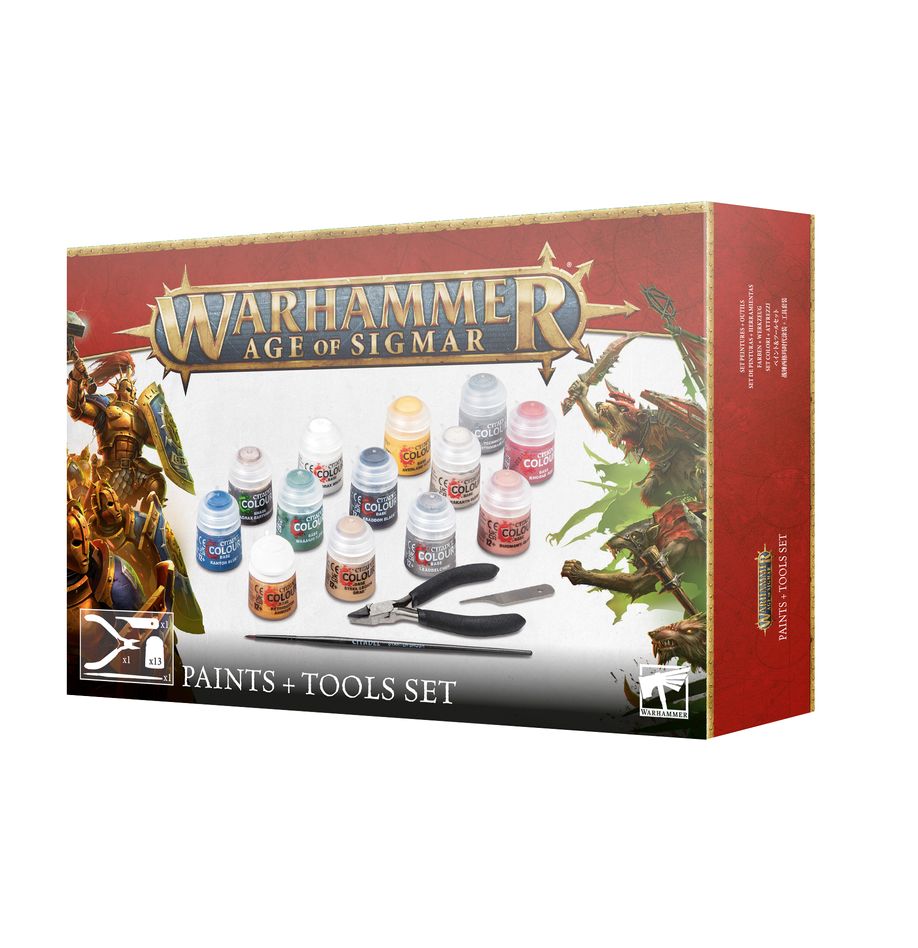 SET DE PINTURAS Y HERRAMIENTAS AGE OF SIGMAR