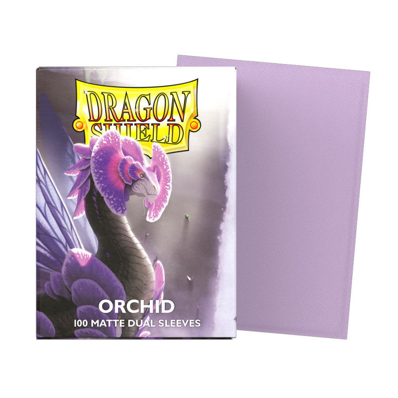 ORCHID DUAL MATTE - FUNDAS DRAGON SHIELD - 100PC