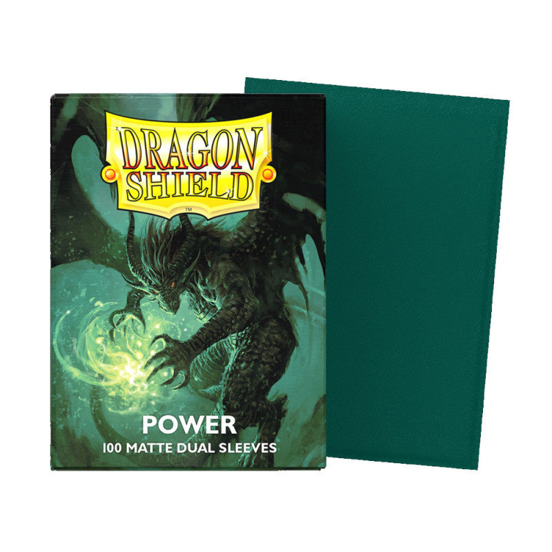 POWER DUAL MATTE - FUNDAS DRAGON SHIELD - 100PC
