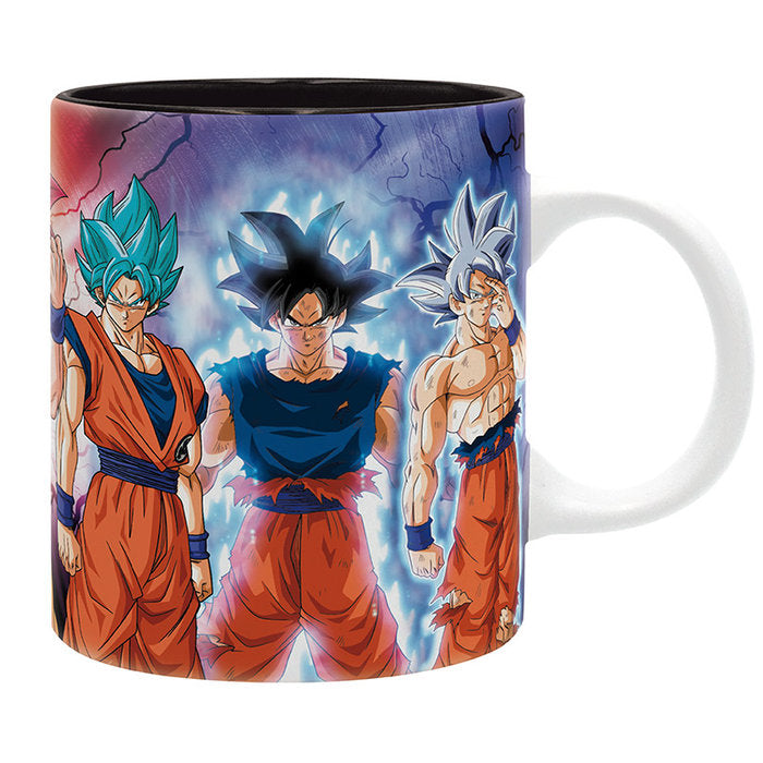 TAZA 320 ML TRANSFORMACIONES GOKU DRAGON BALL SUPER