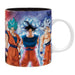 TAZA 320 ML TRANSFORMACIONES GOKU DRAGON BALL SUPER