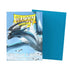 SKY BLUE & SILVER DUAL MATTE - FUNDAS DRAGON SHIELD - 100PC
