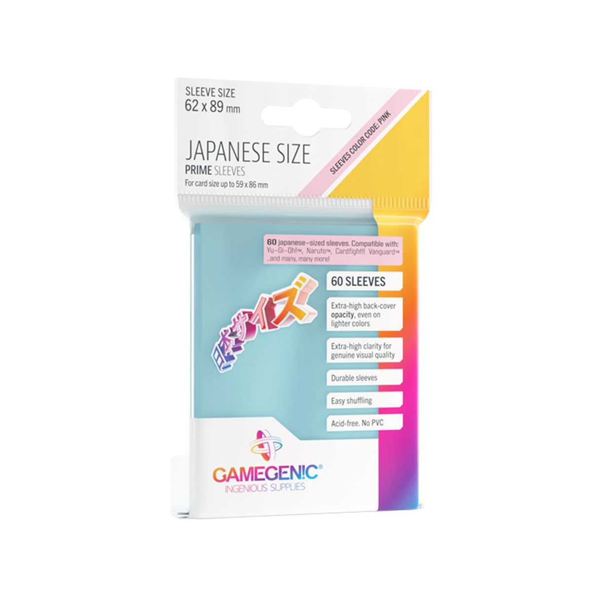PRIME JAPANESE SIZED SLEEVES CLEAR (60)