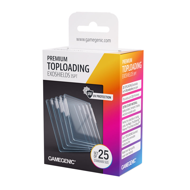 PREMIUM TOPLOADING EXOSHIELDS 35PT (25 UNIDADES)