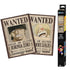SET 2 CHIBI POSTERS WANTED ZORO & SANJI ONE PIECE