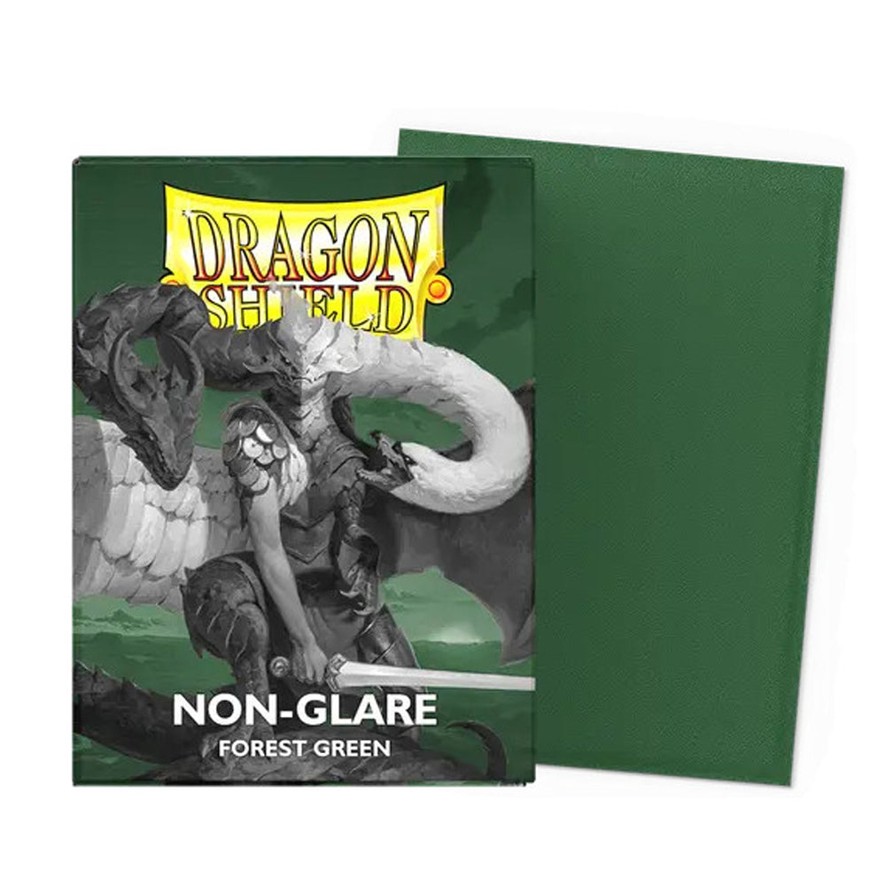 FOREST GREEN MATTE NON-GLARE - FUNDAS DRAGON SHIELD - 100PC