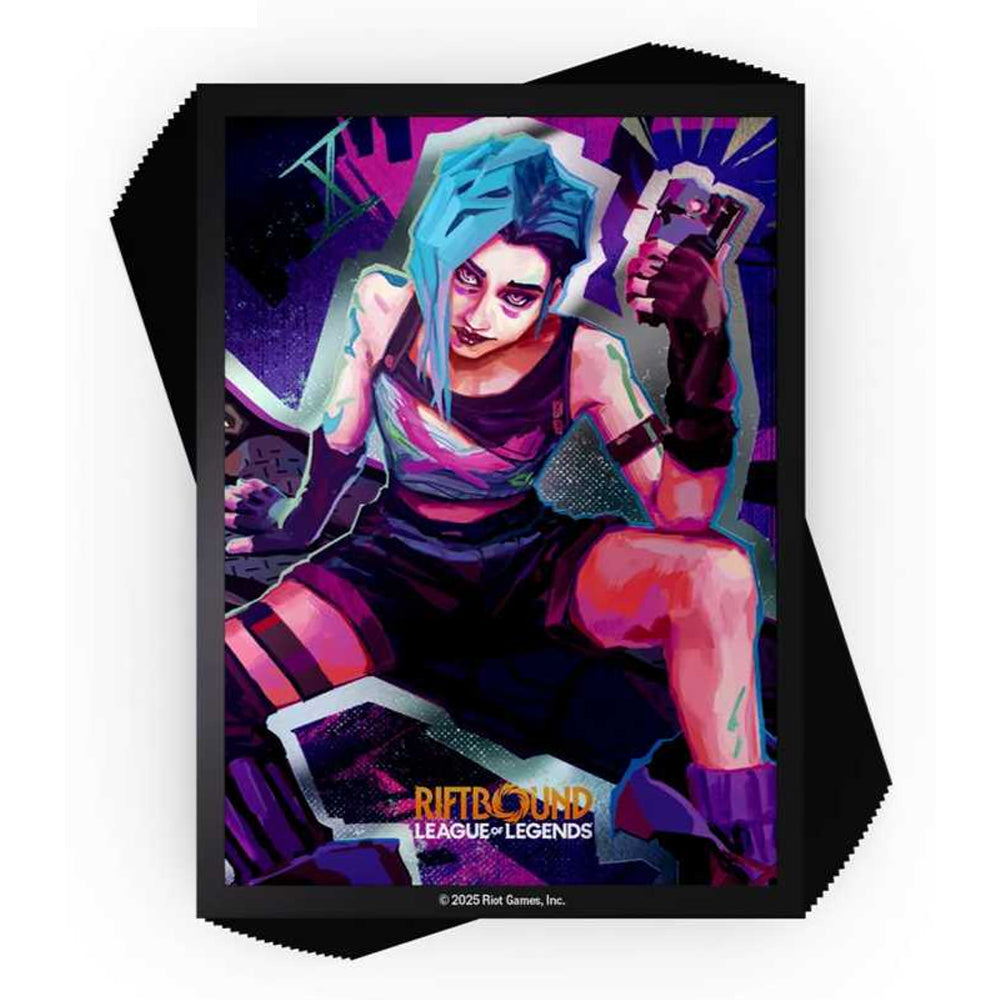 FUNDAS RIFTBOUND: LEAGUE OF LEGENDS JINX (100 uds.)