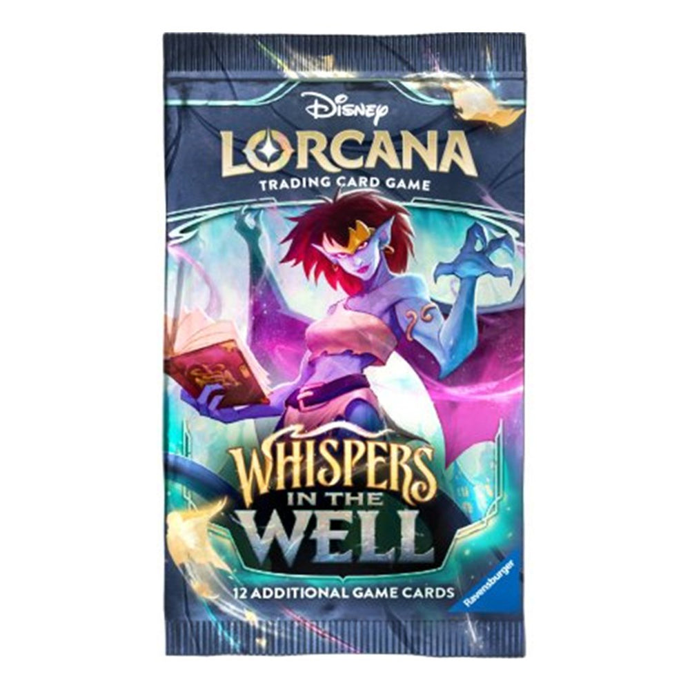 SOBRE DE 12 CARTAS WHISPERS IN THE WELL - DISNEY LORCANA TCG - (INGLÉS)