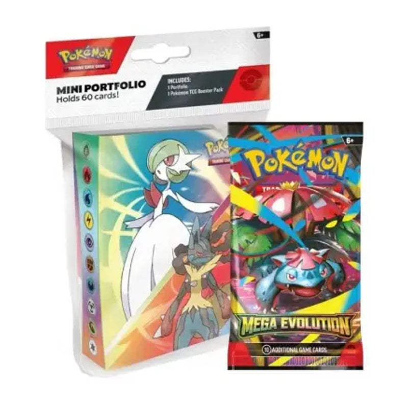 ALBUM POKEMON MEGA EVOLUCION MINI PORTFOLIO - GARDEVOIR & LUCARIO