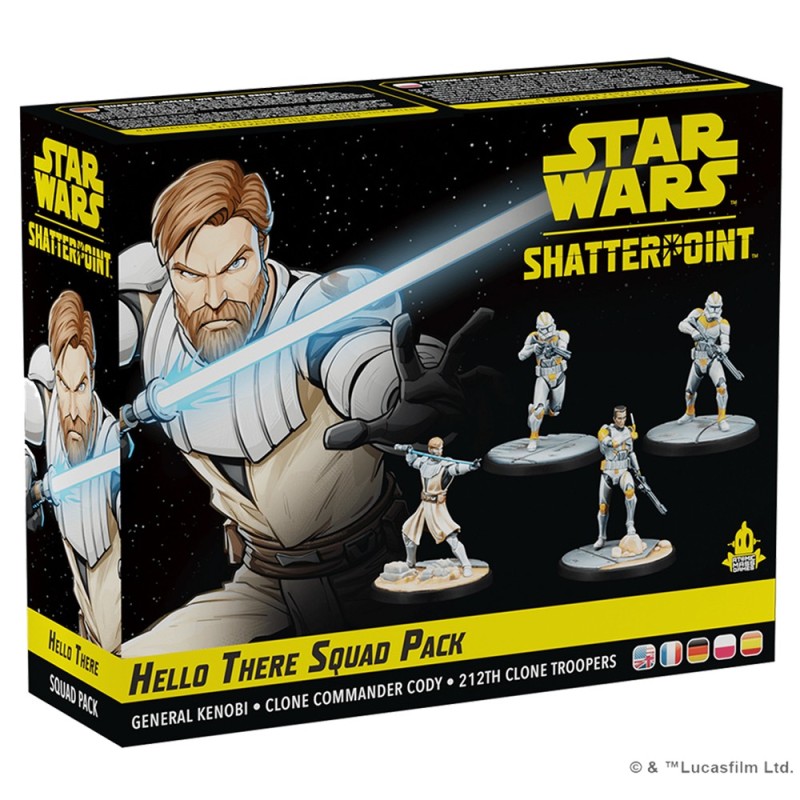 HELLO THERE GENERAL OBI-WAN KENOBI SQUAD PACK STAR WARS SHATTERPOINT