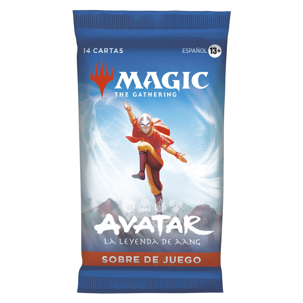 SOBRE DE 14 CARTAS SOBRES DE JUEGO - AVATAR LA LEYENDA DE AANG - MAGIC THE GATHERING (ESPAÑOL)