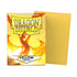 YELLOW MATTE - FUNDAS DRAGON SHIELD - 100PC