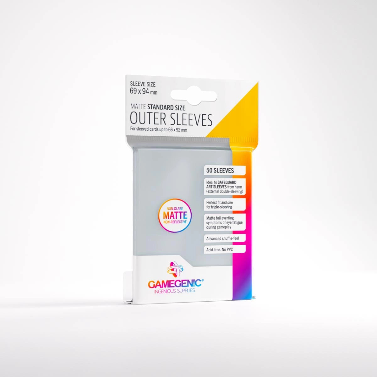 MATTE STANDARD SIZE OUTER SLEEVES (50)