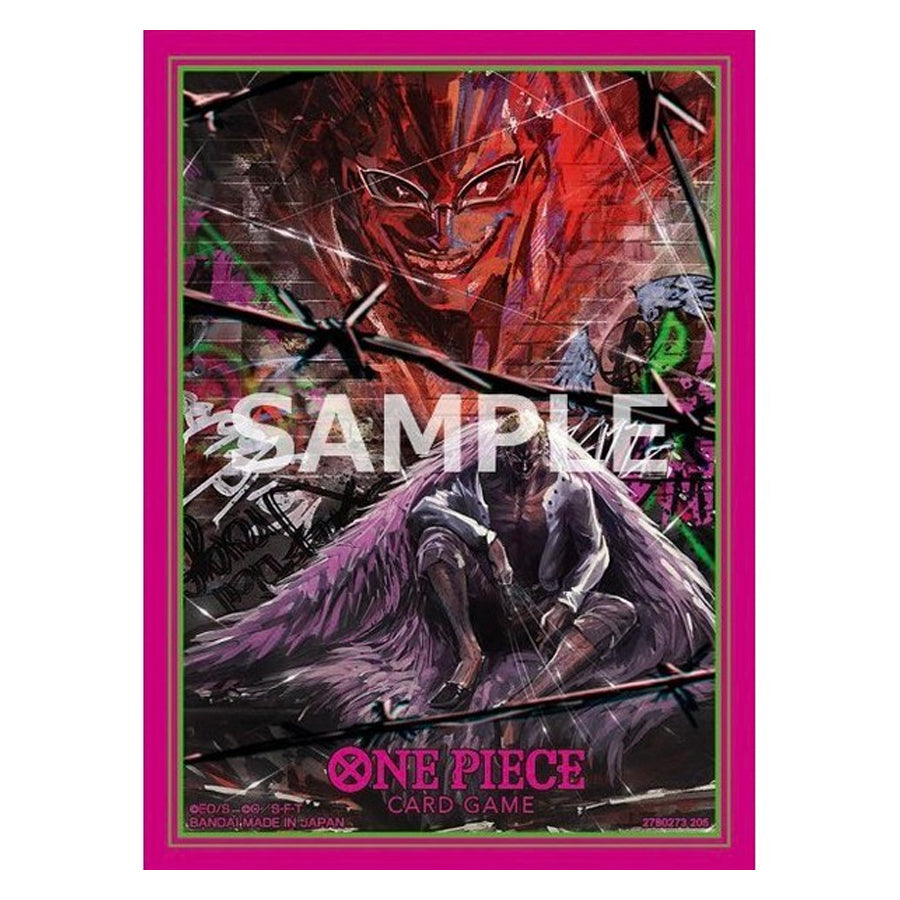 FUNDAS ONE PIECE CARD GAME DONQUIXOTE DOFLAMINGO (70 uds.)
