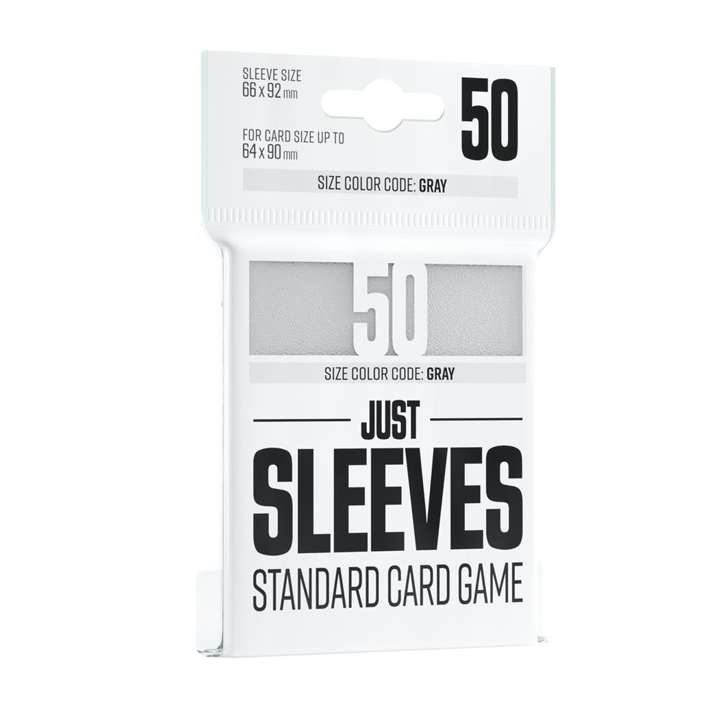 JUST SLEEVES STANDARD CARD GAME WHITE (50)
