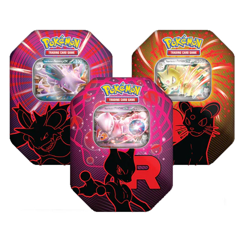 LATA TEAM ROCKET TIN - POKEMON TCG - INGLÉS SURTIDO