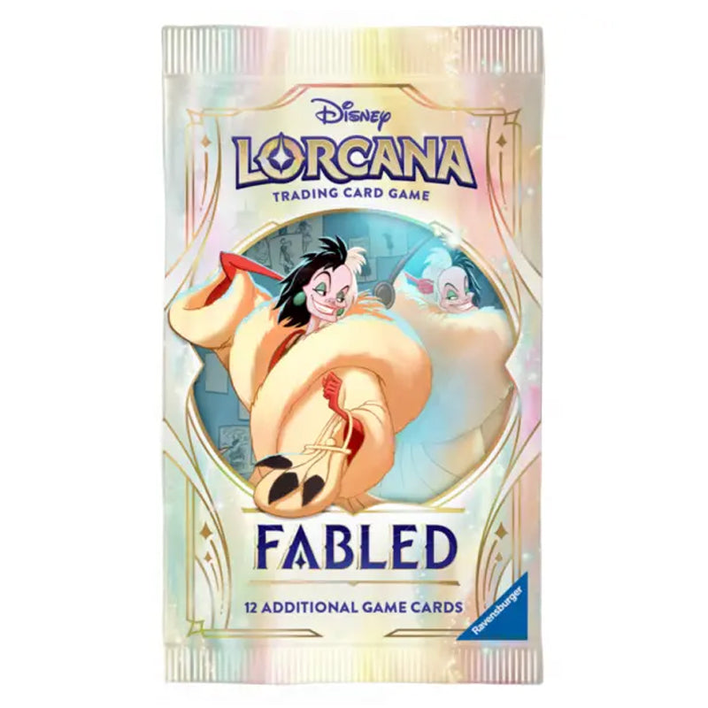 SOBRE DE 12 CARTAS FABLED - DISNEY LORCANA TCG - (INGLÉS)