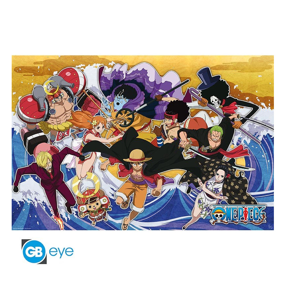 POSTER THE CREW IN WANO ONE PIECE