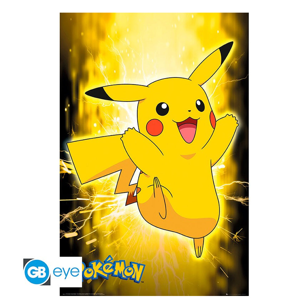 POSTER PIKACHU NEON POKEMON