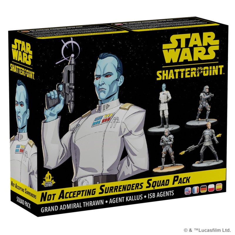 NOT ACEPTING SURRENDERS SQUAD PACK STAR WARS SHATTERPOINT