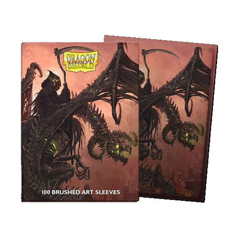 FUNDAS STANDARD BRUSHED ART HALLOWEEN 2025 (100) DRAGON SHIELD