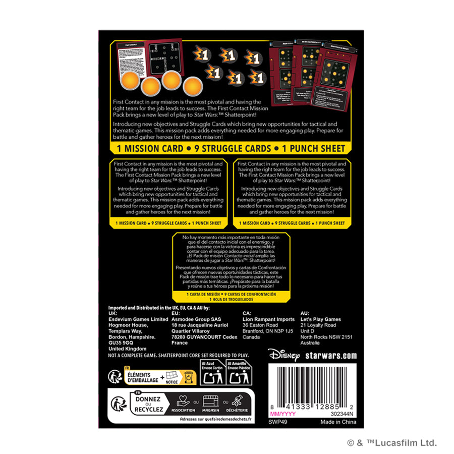 FIRST CONTACT MISSION PACK STAR WARS SHATTERPOINT