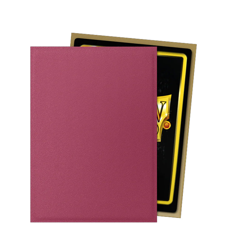 POMEGRANATE & GOLD DUAL MATTE - FUNDAS DRAGON SHIELD - 100PC