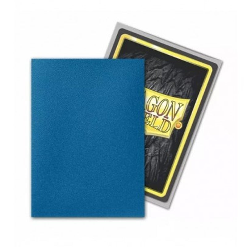 COBALT & SILVER DUAL MATTE - FUNDAS DRAGON SHIELD - 100PC