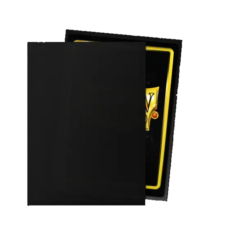 NON GLARE BLACK - FUNDAS DRAGON SHIELD - 100PC