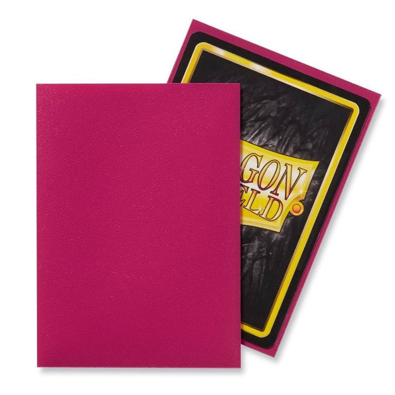 MAGENTA MATTE - FUNDAS DRAGON SHIELD - 100PC
