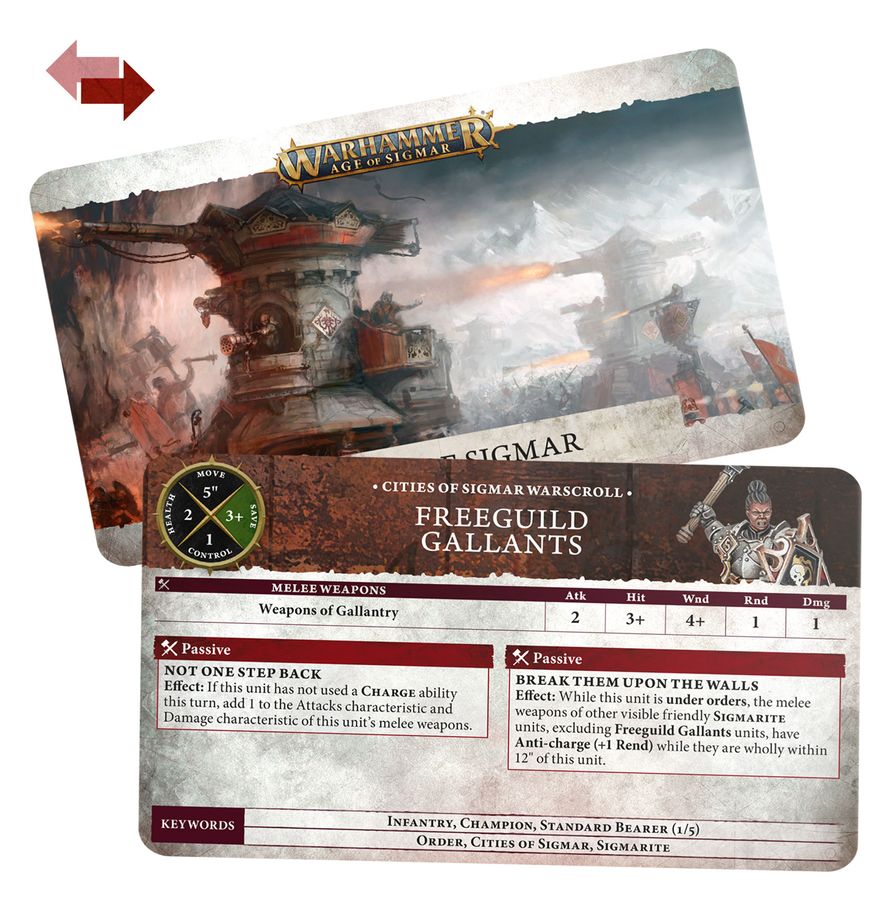 WARSCROLL CARDS: CITIES OF SIGMAR (INGLÉS)