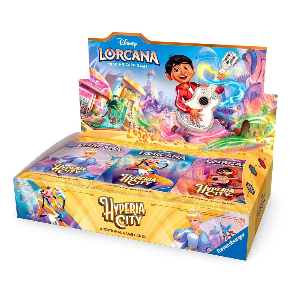 Paquetes de refuerzo (24 Unidades) Inglés Hyperia City - Disney Lorcana TCG