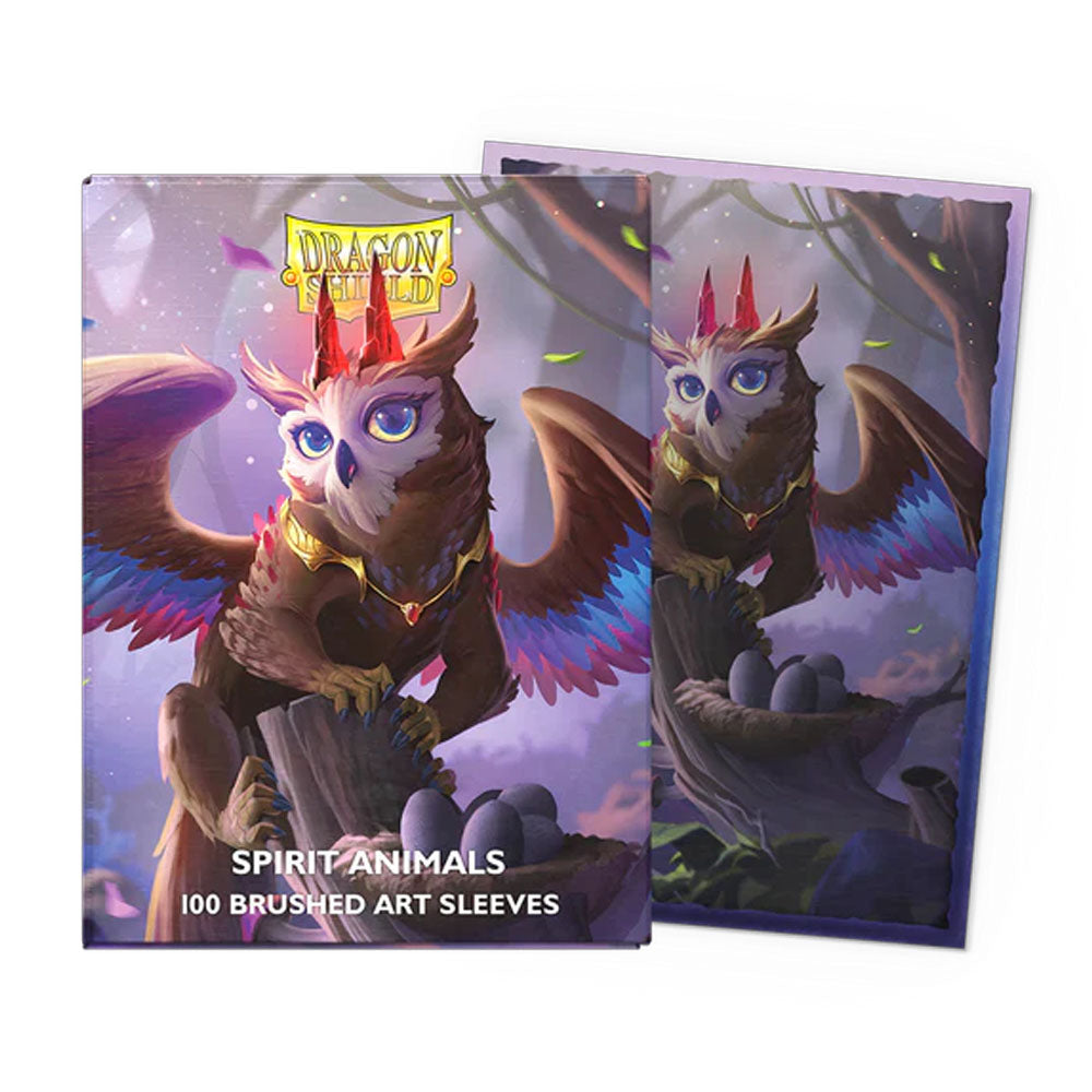 FUNDAS The Dragowlis - Brushed Art Sleeves - DRAGON SHIELD