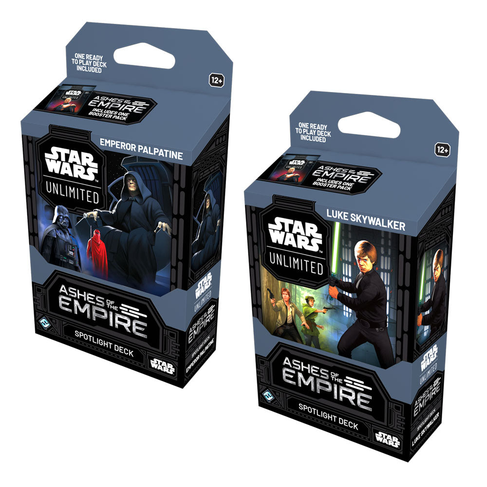 SWU: Ashes of the Empire Spotlight Decks (2) (INGLÉS)