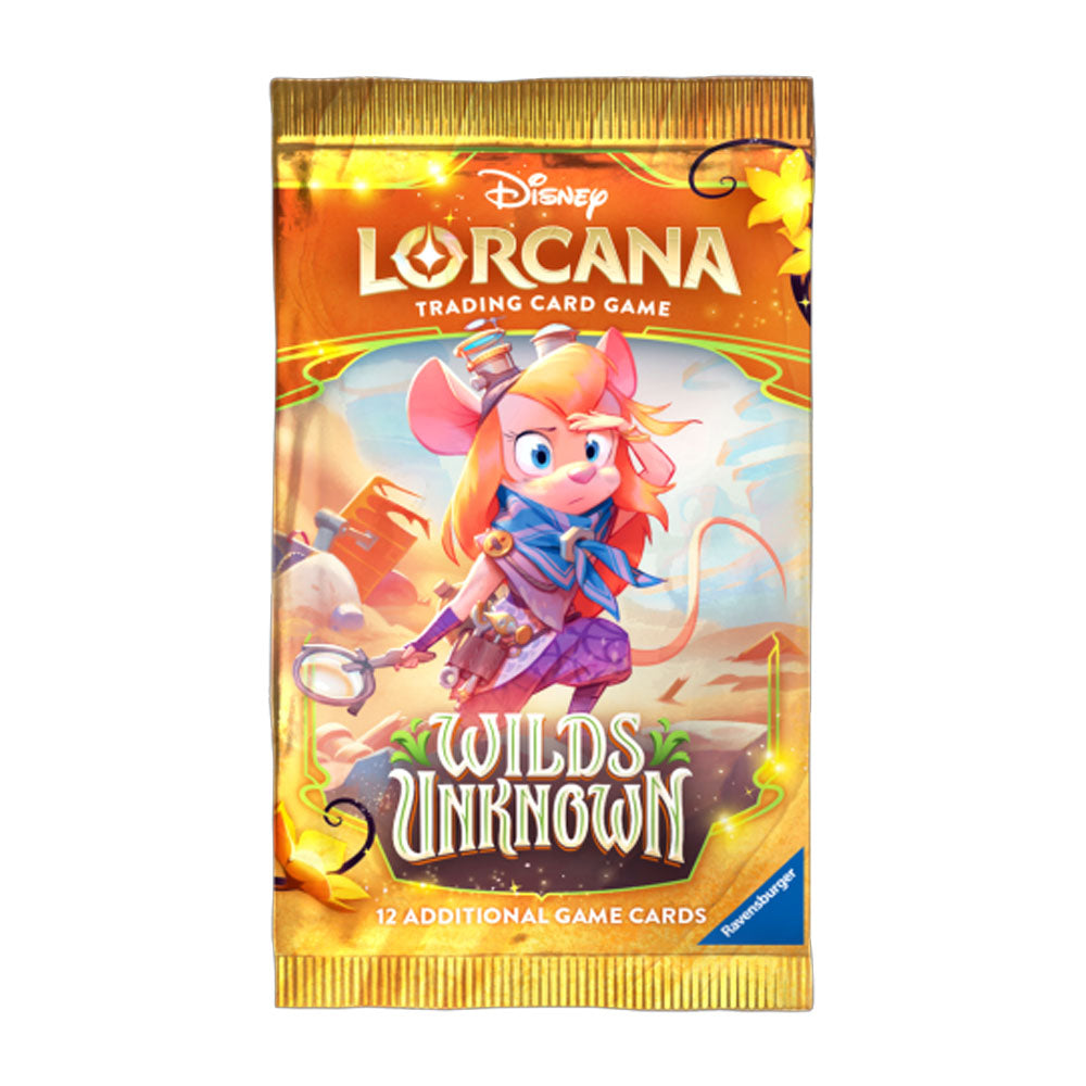 SOBRE DE 12 CARTAS Wilds Unknown - Disney Lorcana TCG (INGLÉS)