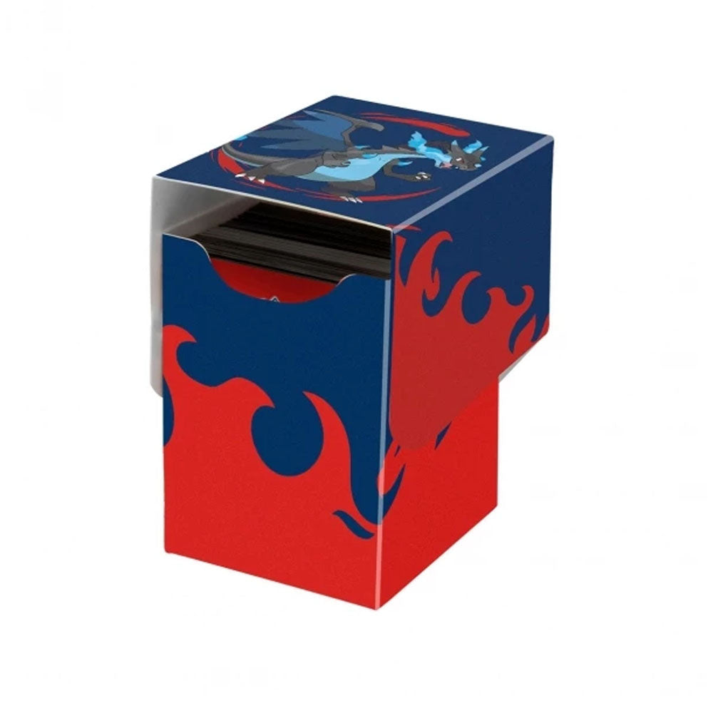 CAJA DE MAZO 100+ DECK BOX MEGA CHARIZARD X - POKEMON TCG