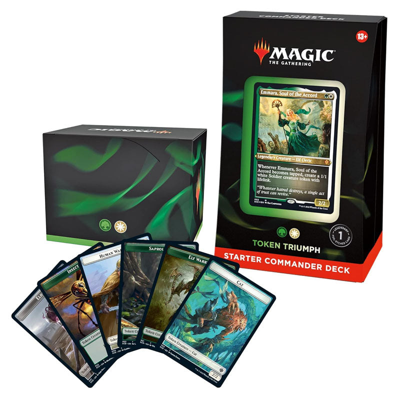 STARTER COMMANDER DECK TOKEN TRIUMPH MAGIC THE GATHERING (INGLÉS)