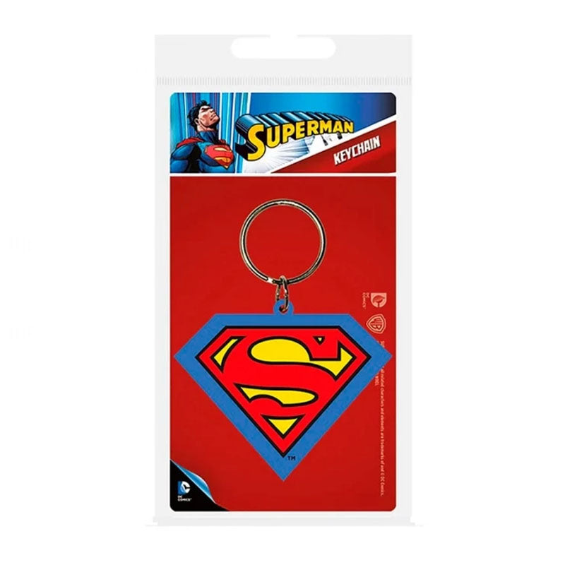 LLAVERO DC COMICS (SUPERMAN SHIELD) PVC