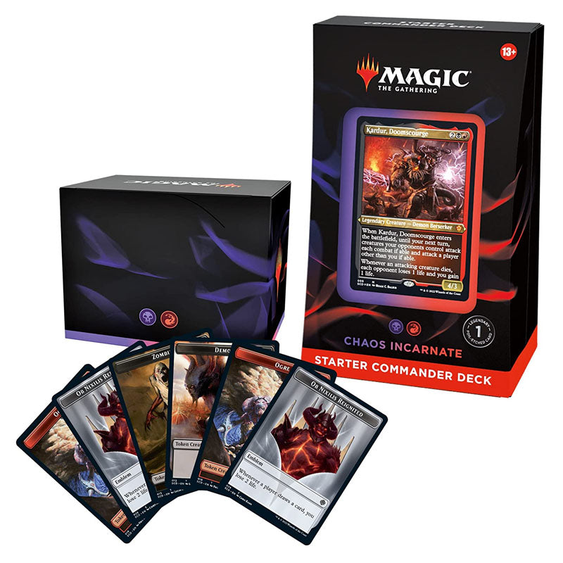 STARTER COMMANDER DECK CHAOS INCARNATE MAGIC THE GATHERING (INGLÉS)