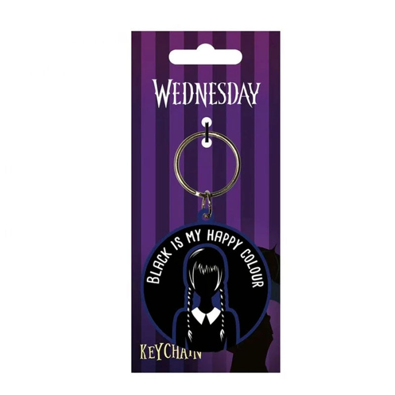 LLAVERO WEDNESDAY (BLACK IS Y HAPPY COLOUR)