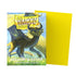 YELLOW & SILVER DUAL MATTE - FUNDAS DRAGON SHIELD - 100PC