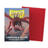 CRIMSON & SILVER DUAL MATTE - FUNDAS DRAGON SHIELD - 100PC