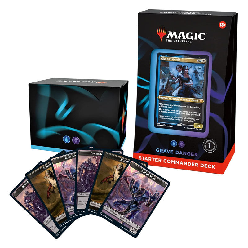 STARTER COMMANDER DECK GRAVE DANGER MAGIC THE GATHERING (INGLÉS)