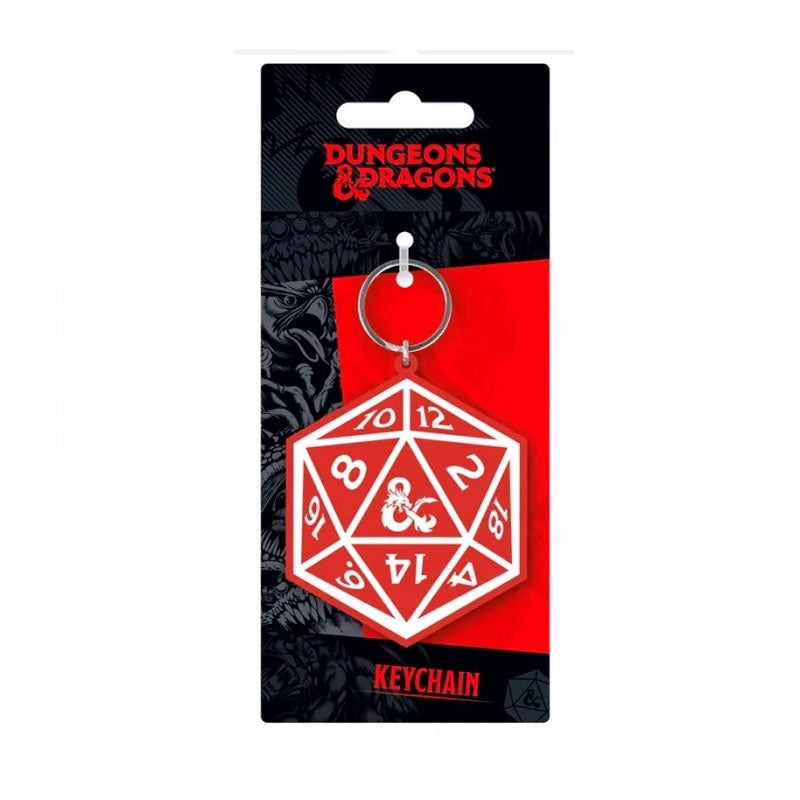LLAVERO DUNGEONS AND DRAGONS (DADO) PVC