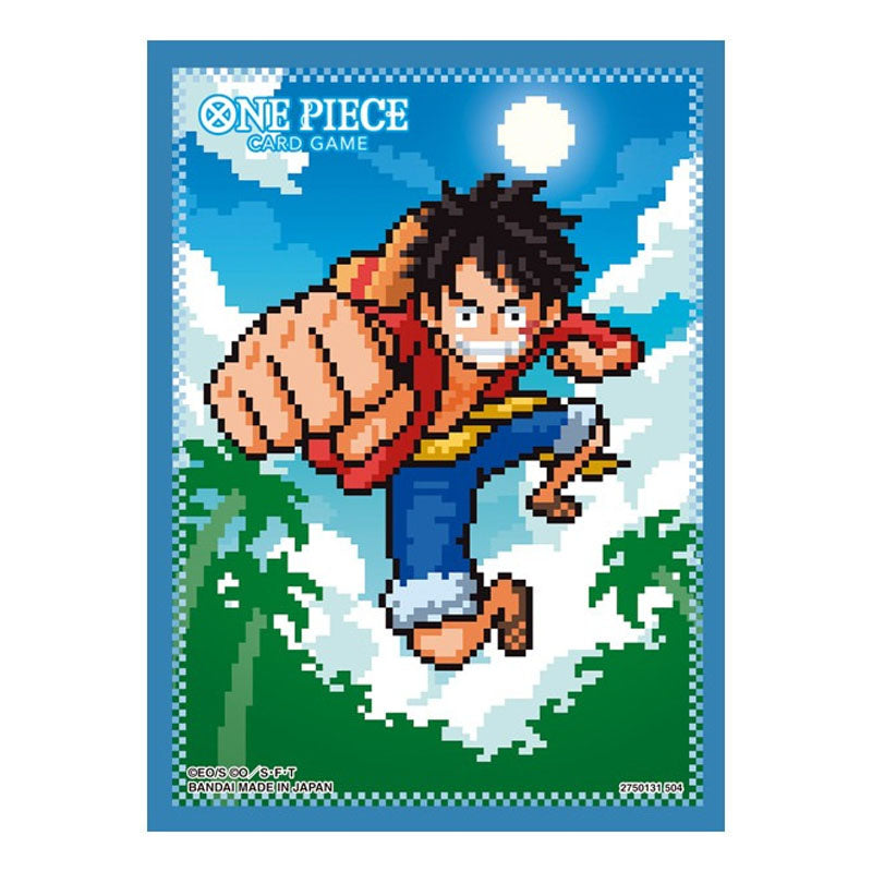 FUNDAS ONE PIECE CARD GAME PIXEL LUFFY (70 uds.)