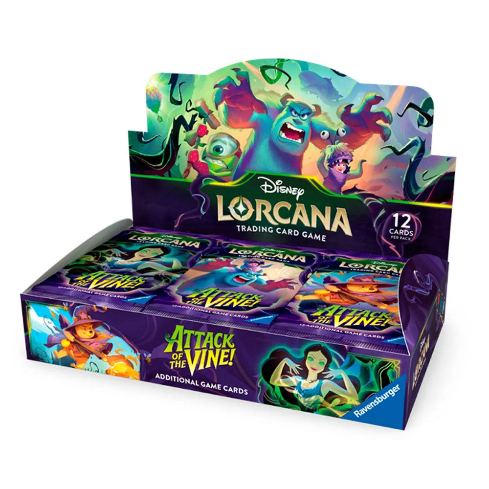 Paquetes de refuerzo (24 Unidades) Inglés Attack of the Vine! - Disney Lorcana TCG