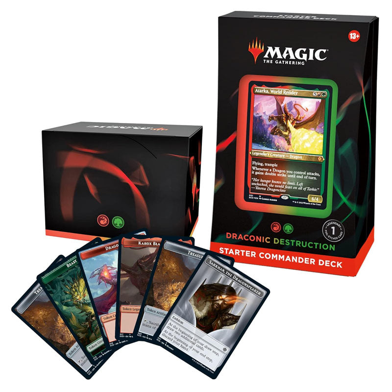 STARTER COMMANDER DECK DRACONIC DESTRUCTION MAGIC THE GATHERING (INGLÉS)
