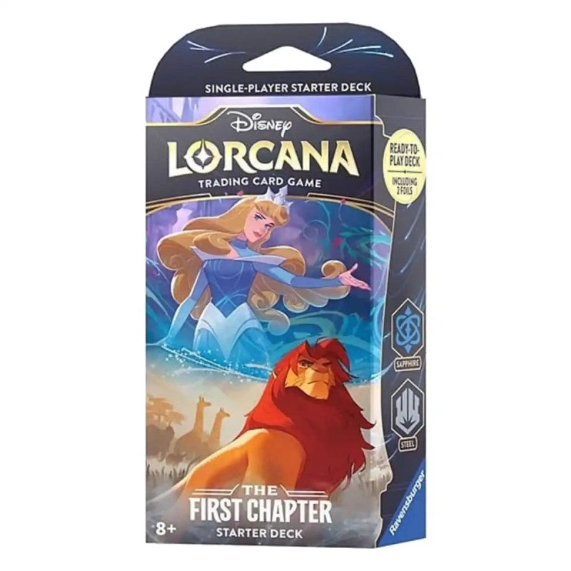 MAZO STARTER DECK SAPPHIRE STEEL - FIRST CHAPTER - LORCANA TCG (INGLÉS)