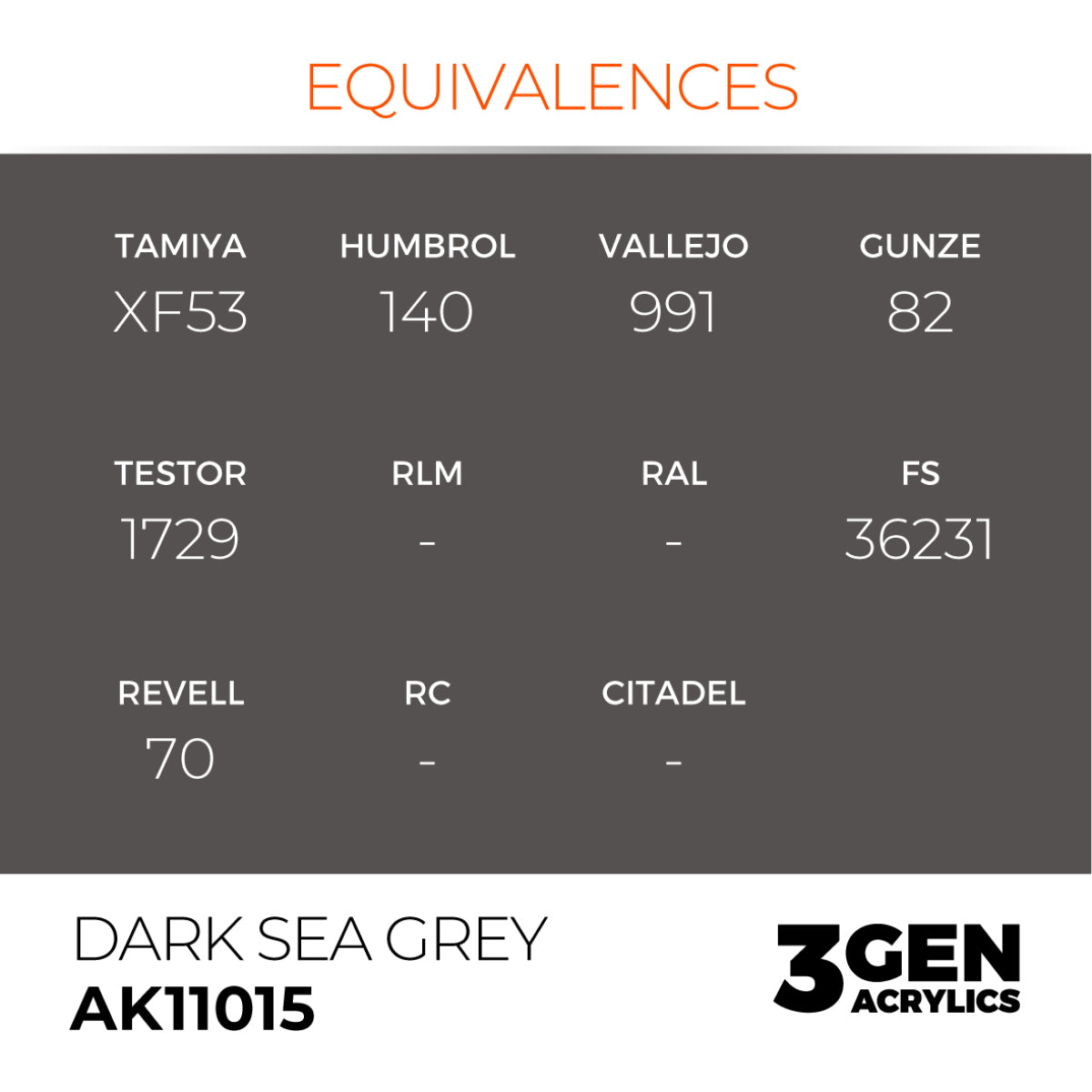 DARK SEA GREY – STANDARD