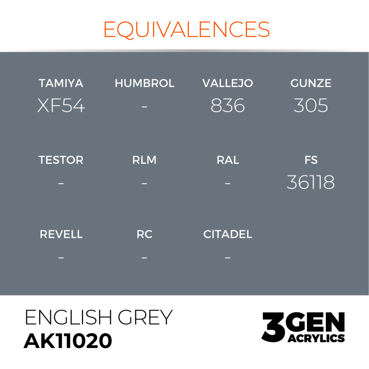ENGLISH GREY – STANDARD